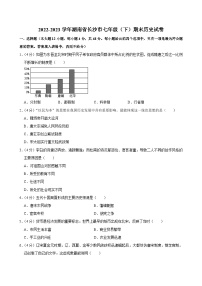 2022-2023学年湖南省长沙市七年级（下）期末历史试卷