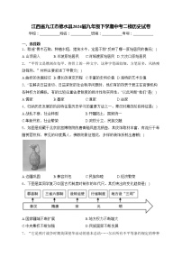 江西省九江市修水县2024届九年级下学期中考二模历史试卷(含答案)