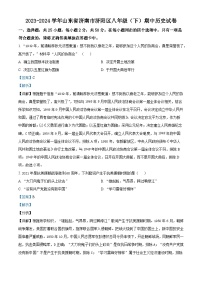 山东省济南市济阳区2023-2024学年部编版八年级下学期期中历史试卷（解析版）