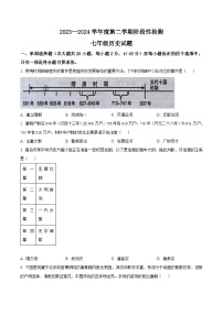 山东省青岛市胶州市2023-2024学年七年级下学期期中考试历史试题（原卷版+解析版）