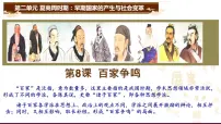 初中第二单元 夏商周期时期：奴隶制度王朝的更替和向封建社会的过渡第7课 百家争鸣优秀课件ppt