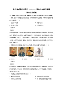 陕西省咸阳市兴平市2022-2023学年七年级下学期期末历史试卷（解析版）