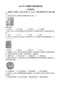 湖南省岳阳市2024-2025学年九年级上学期期中历史试题