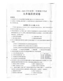 河南省商丘市夏邑县2024-2025学年九年级上学期11月期中历史试题