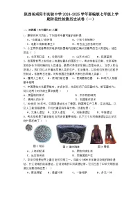 陕西省咸阳市实验中学2024-2025学年部编版七年级上学期阶段性检测历史试卷（一）