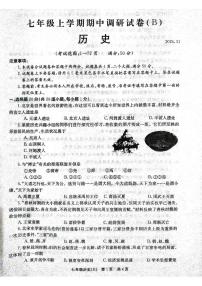 河南省林州市2024--2025学年部编版七年级历史上学期期中试卷