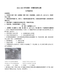 陕西省咸阳市兴平市2024-2025学年部编版九年级上学期期中历史试题