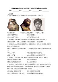 河南省濮阳市2024-2025学年七年级上学期期中历史试卷(含答案)