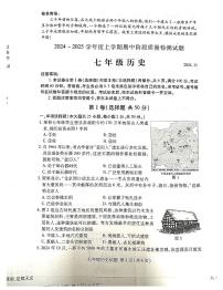 山东省临沂市兰山区2024-2025学年部编版七年级上学期11月期中历史试题