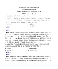 2024-2025学年度黑龙江省大庆市第三十六中学九年级上学期期中历史试题(解析版)