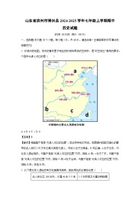 山东省滨州市博兴县2024-2025学年七年级（上）期中历史试卷（解析版）