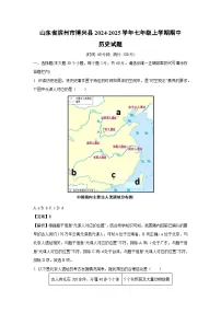 山东省滨州市博兴县2024-2025学年七年级（上）期中历史试卷（解析版）