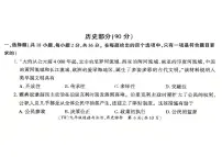 甘肃省陇南市西和县2024-2025学年部编版九年级上学期1月期末历史试题