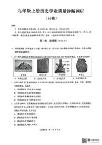 广东省广州市白云区2024-2025学年九年级上学期期末历史试卷