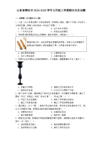 山东省潍坊市2024-2025学年七年级上学期期末历史试题