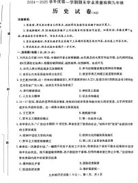 河北省石家庄市新乐市2024-2025学年九年级上学期期末历史试题