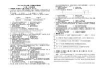 安徽省滁州市天长市2024-2025学年九年级上学期1月期末历史试题（含答案）