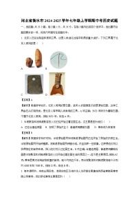 2024-2025学年河北省衡水市七年级上学期期中考历史试卷（解析版）