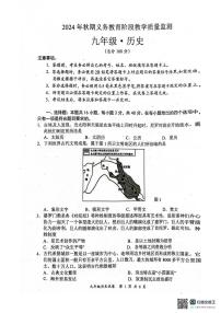 四川省宜宾市江安县2024-2025学年部编版九年级上学期期末检测历史试题