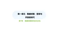 人教版（2024）七年级下册（2024）第7课 隋唐时期的科技与文化课文内容ppt课件