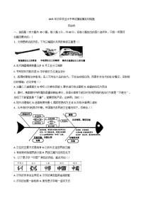 2025年广东省阳江市阳春市中考模拟历史试题