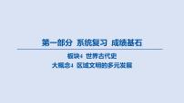 01-大概念4 区域文明的多元发展课件 2025年历史中考一轮复习