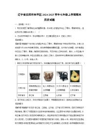 2024-2025学年辽宁省沈阳市和平区七年级上学期期末历史试卷（解析版）