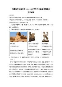 2024-2025学年内蒙古呼和浩特市九年级上学期期末历史试卷（解析版）