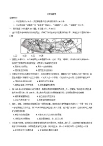 2025年安徽省淮北市五校中考一模历史试题