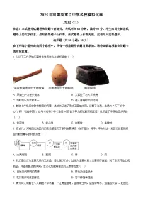 2025年河南省驻马店市泌阳县部分中学联考中考模拟（二）历史试题（原卷版+解析版）