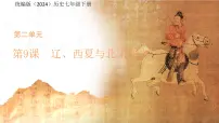 历史辽、西夏与北宋并立背景图课件ppt