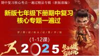 新版初中历史七年级下册期中复习核心专题一遍过（1-12课）课件