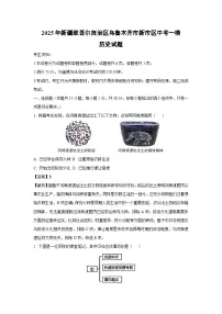2025年新疆维吾尔自治区乌鲁木齐市新市区中考一模历史试卷（解析版）