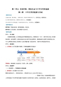 初中历史人教版（2024）七年级上册（2024）中华文明的起源与形成教学设计及反思
