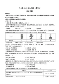 2025年河南省南阳市内乡县中考一模历史试题