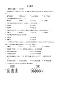 2025年吉林省长春市绿园区中考一模历史试题