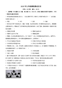 2025年湖南省娄底市中考二模历史试题（含答案）
