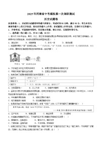 2025年河南省周口市商水县中考一模历史试题（中考模拟）