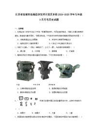 江苏省盐城市盐城经济技术开发区多校2024—2025学年度九年级下学期3月月考历史试题（含答案）