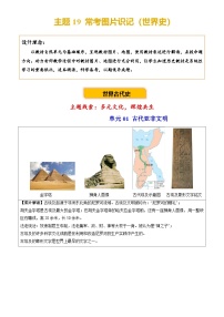 2025年中考第二轮复习历史专项复习讲义及练习主题19 常考图片识记(世界史)(图片解读+命题方向+参考答案)