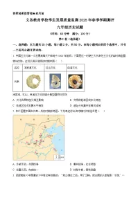 2025年山东省日照市东港区中考二模历史试题（原卷版+解析版）