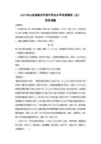 2025年山东省临沂市初中学业水平考试模拟（五）历史试题（解析版）