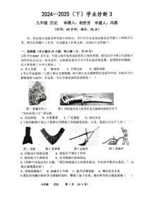 2025年河南省实验中学中招三模历史试题（中考模拟）