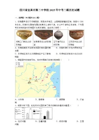 四川省宜宾市第二中学校2025年中考二模 历史试题（含解析）