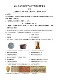 2025年云南省楚雄彝族自治州武定县中考二模历史试题（中考模拟）