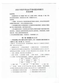 2025年江苏省无锡市新吴区中考二模历史试卷（中考模拟）