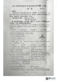 2025年山东省临沂市罗庄区中考二模历史试题（中考模拟）