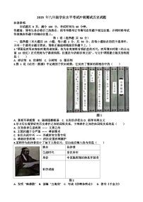 2025年济南天桥区九年级中考历史三模考试试题（含答案）