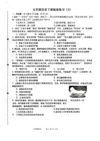河南省南阳市镇平县2024-2025学年七年级下学期5月月考历史试题