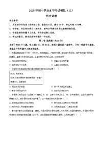 2025年山西省吕梁市中阳县中考三模历史试题（中考模拟）